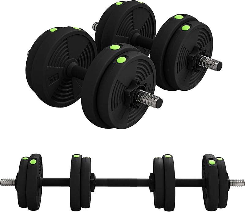 Soozier Adjustable Dumbbells Non Slip Handlebars